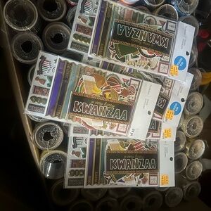 5 packs of 69 Kwanza stickers